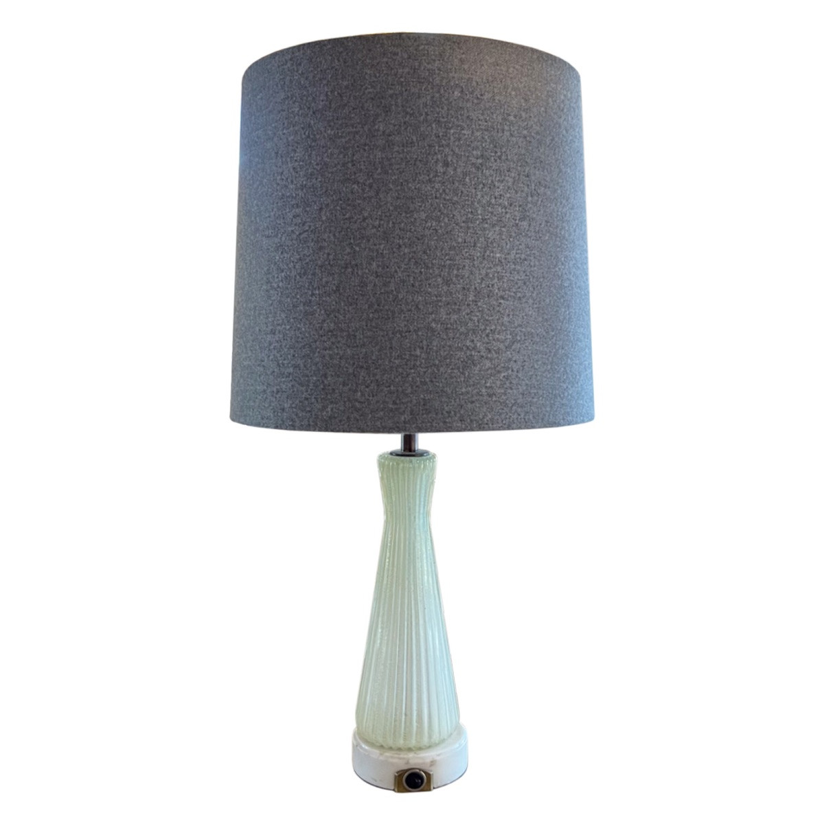 Large Pair Of Mid-century Murano Glass Table Lamps-photo-5