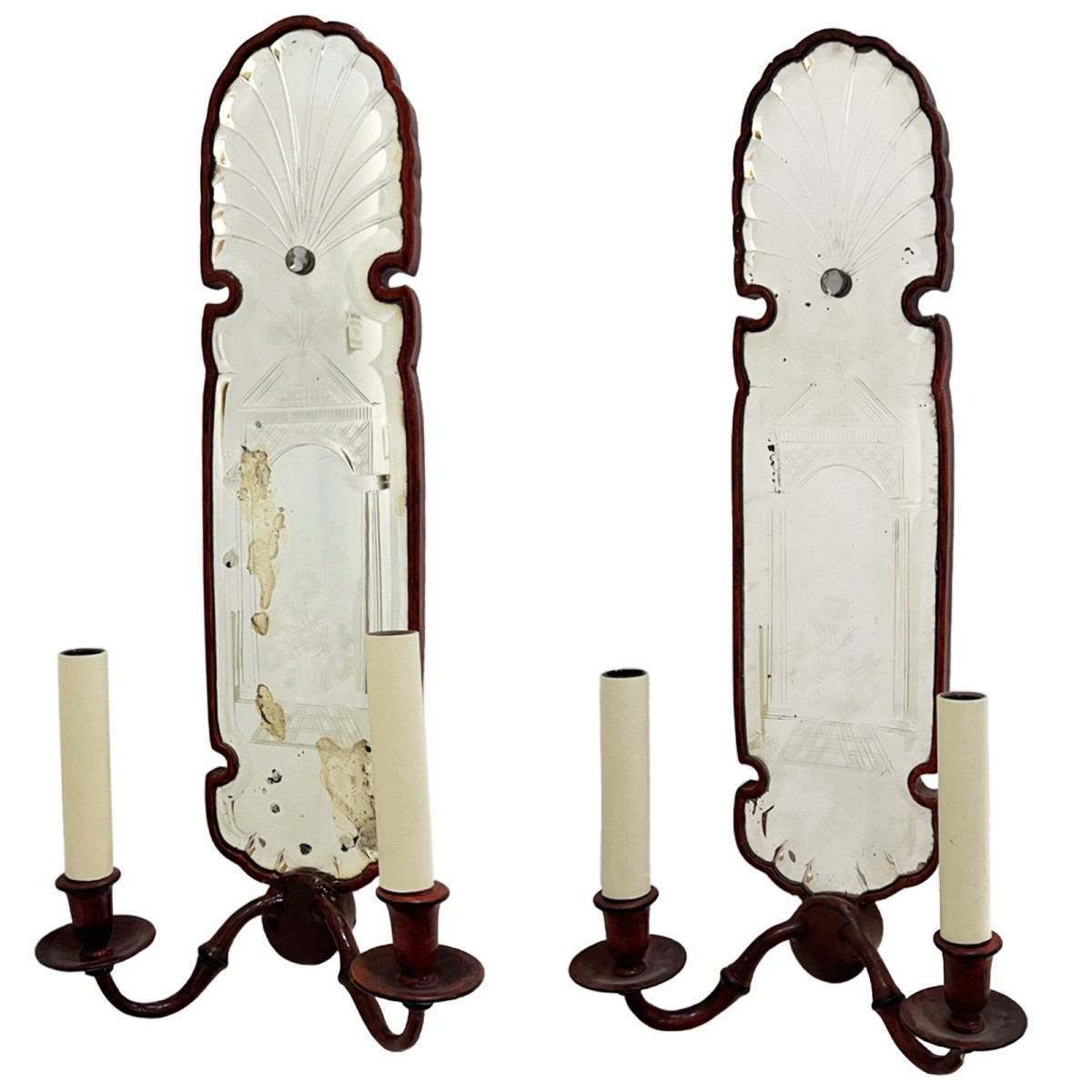 Paire d'appliques murales italiennes des années 1920