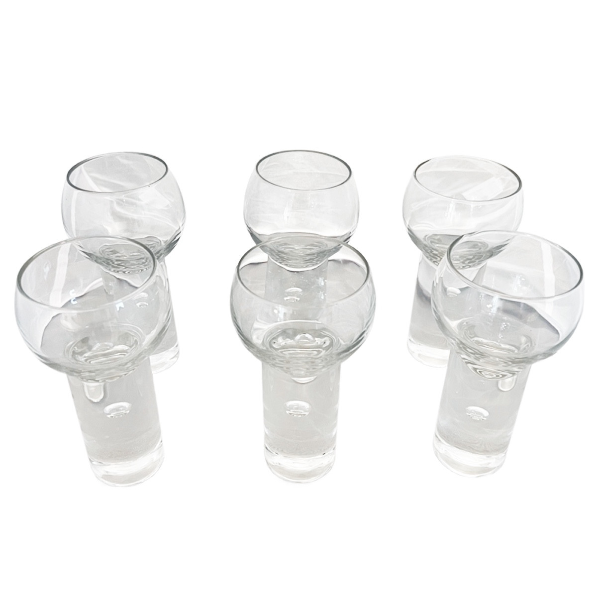 Set Of Six Wine Glasses, Italy, 1960s-photo-2