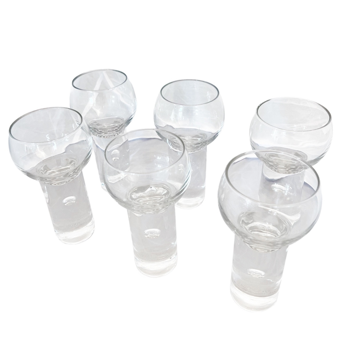 Set Of Six Wine Glasses, Italy, 1960s
