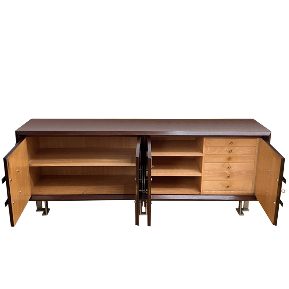 Spanish Walnut Veneer Sideboard From The 1970s By Jordi Villanova-photo-6