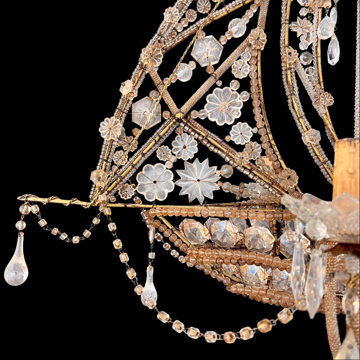 Italian Ship's Chandelier From The 1950s-photo-3