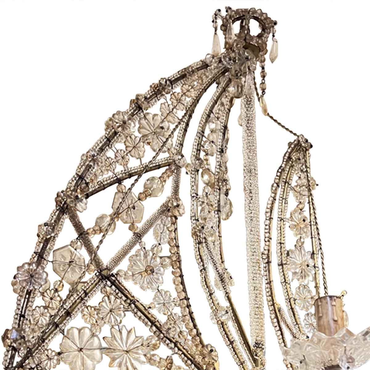 Italian Ship's Chandelier From The 1950s-photo-1