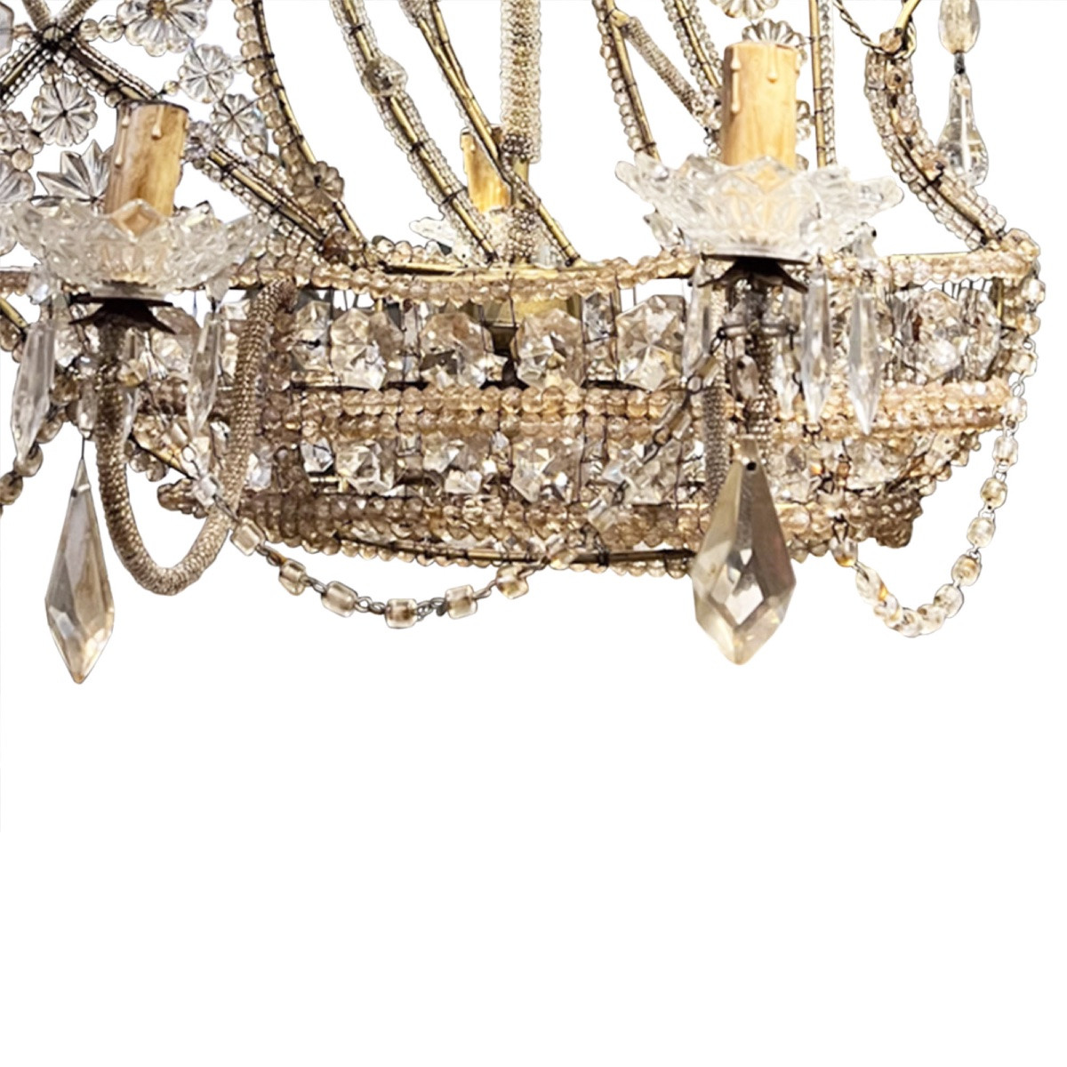 Italian Ship's Chandelier From The 1950s-photo-4