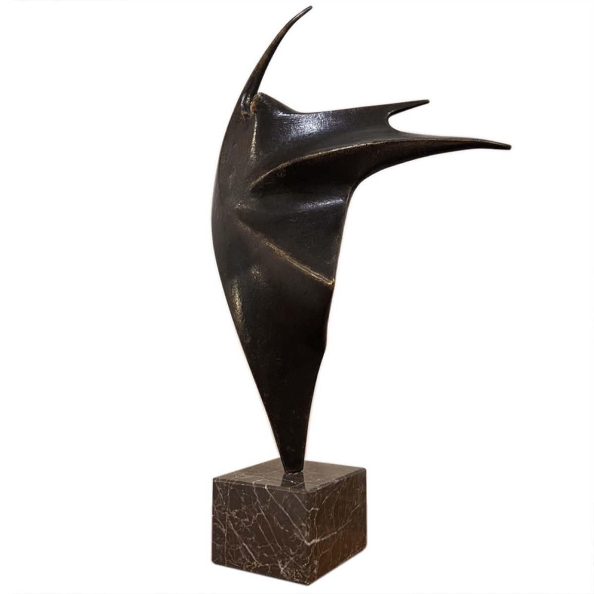  Sculpture en bronze « Danseuse », Kostas Dikefalos (né en 1956), signée-photo-2