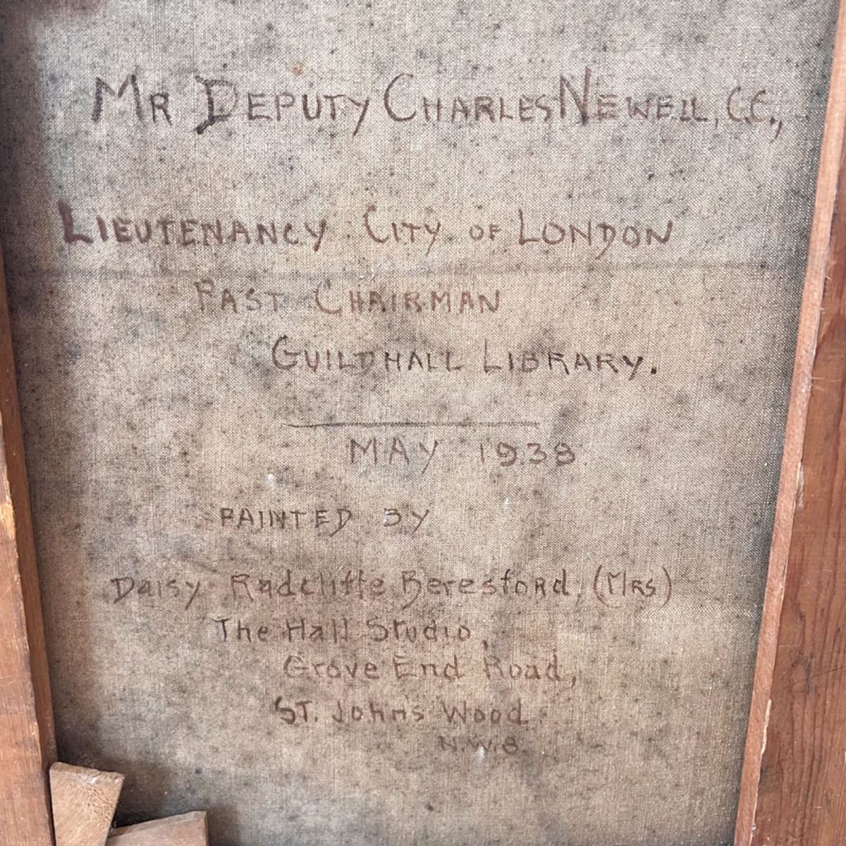 Decorative Oil Painting Of Charles Newell Cc By Daisy Beresford, 1938-photo-1