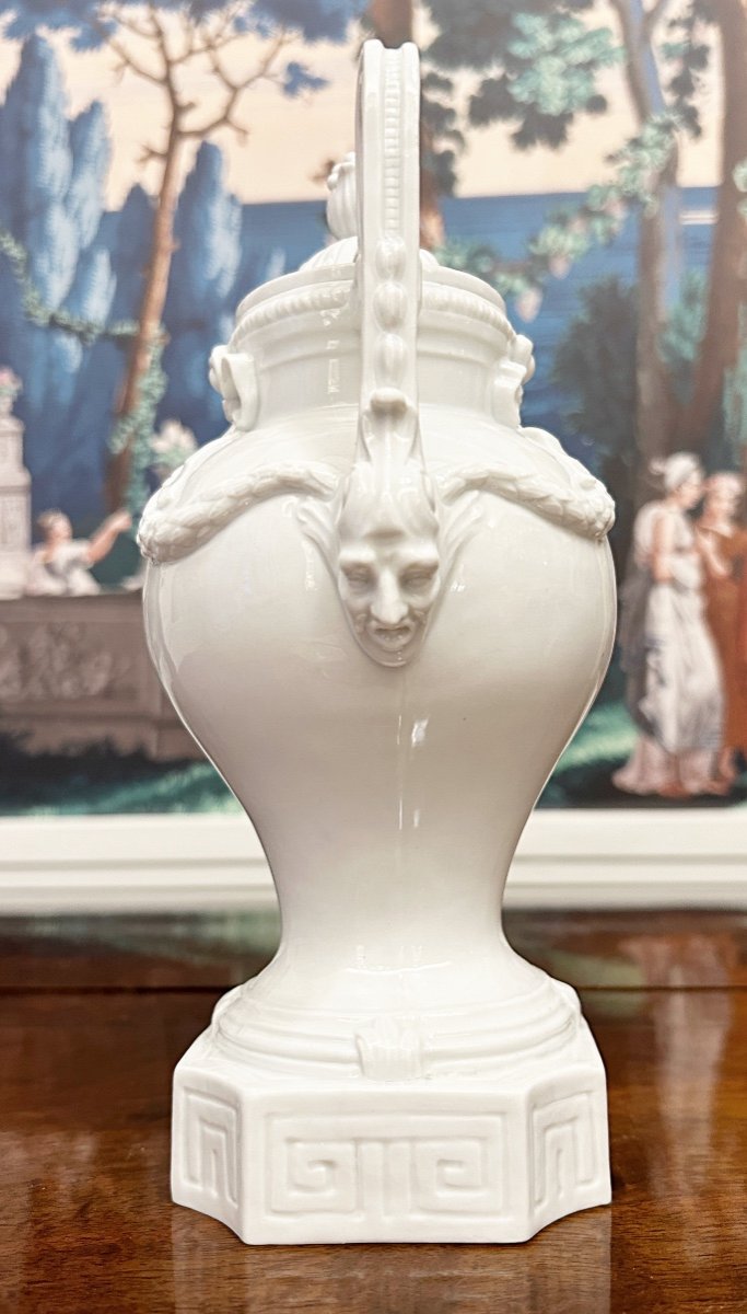 Meissen – Porcelain Incense Burner Vase, 18th Century-photo-3