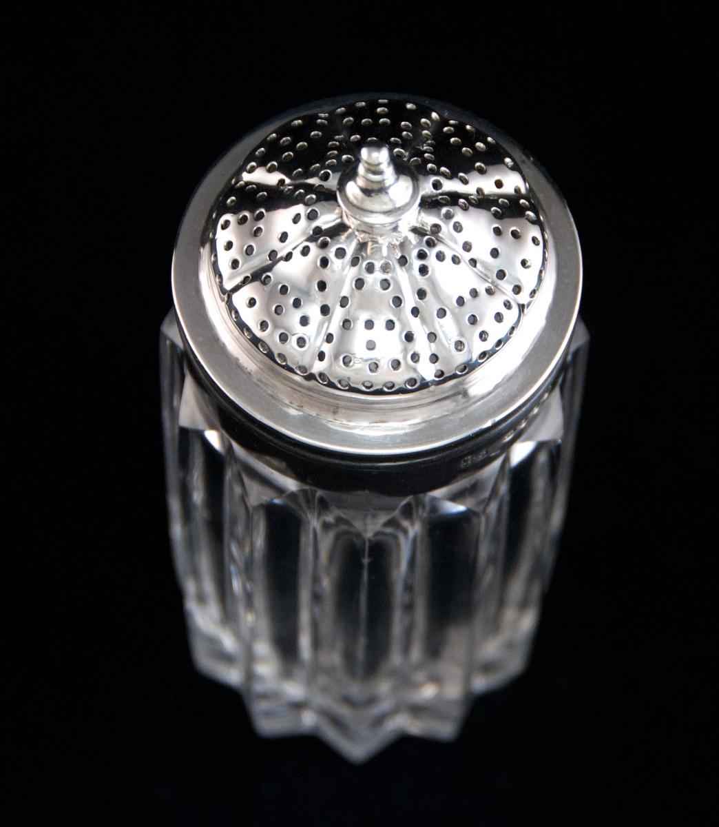 London, 1844 – Sterling Silver And Cut-glass Sugar Caster Or Salt By Benjamin Smith III-photo-2