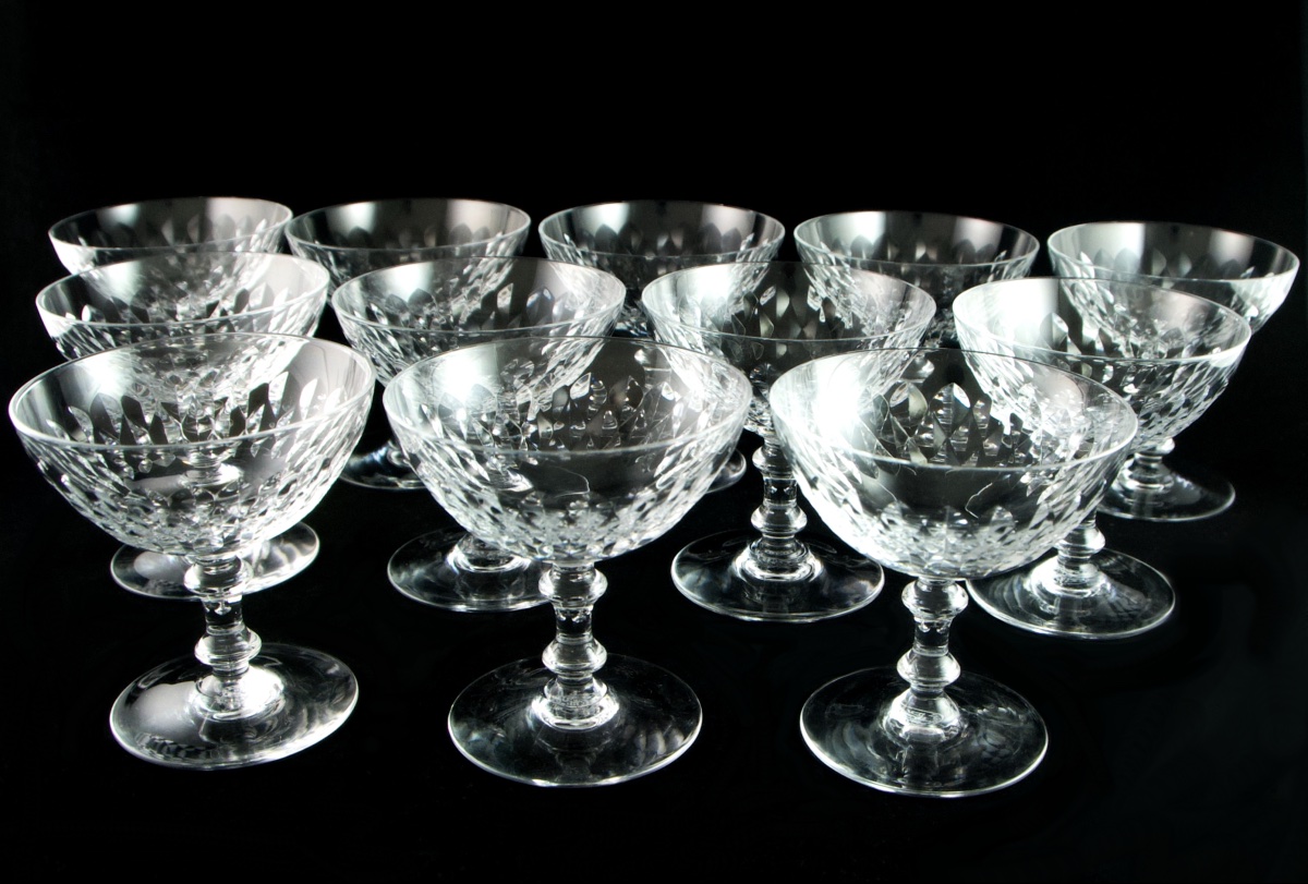 Baccarat – Cut Crystal Service Of 61 Pieces, Armagnac Model-photo-4