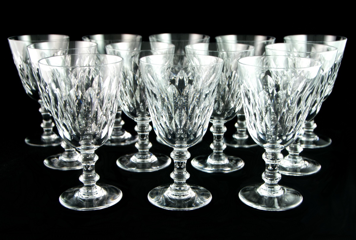 Baccarat – Cut Crystal Service Of 61 Pieces, Armagnac Model-photo-4