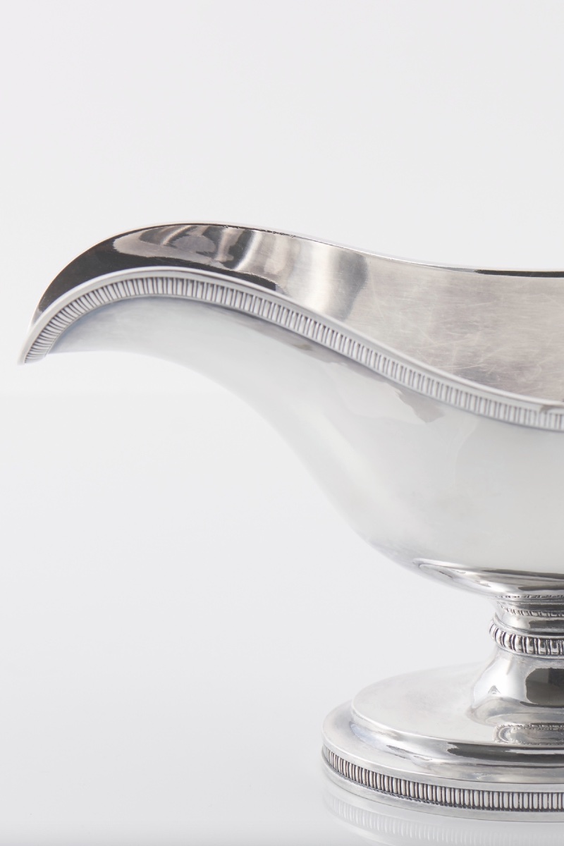 Paris 1819–1834 – Sterling Silver Sauceboat By Legrand, Louis XVIII Period-photo-4