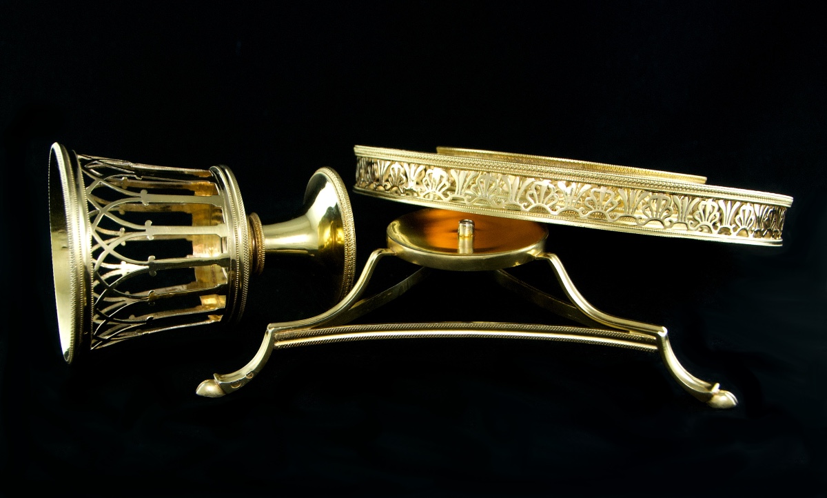 Paris 1789 - Centre de table en argent massif vermeil par C.-N. DELANOY-photo-5