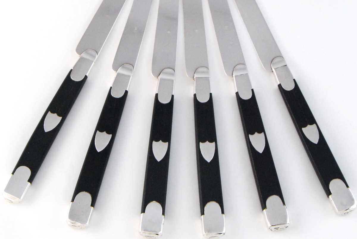 France 1819–1838 – Set Of Six Fruit Knives With Solid Silver Blades, Vieillard Mark-photo-4