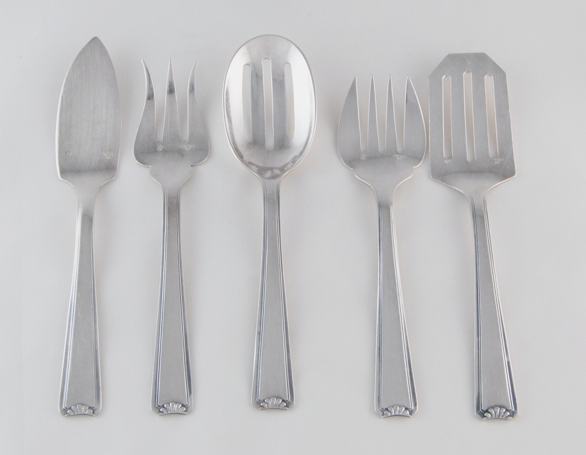 Ercuis à Paris - Art Deco Silver-plated 69-piece 12-person Household Set, Cambodia-photo-3