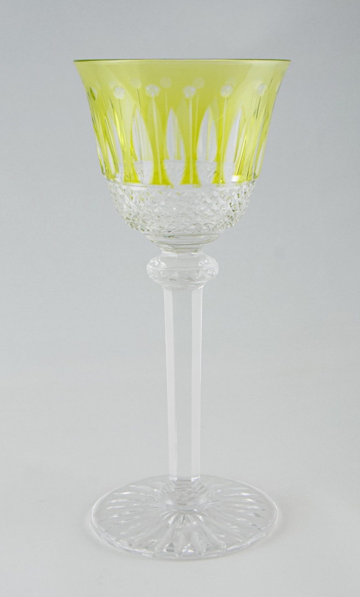 SAINT-LOUIS - Suite de 6 verres « roemers » en cristal doublé modèle Tommy-photo-1