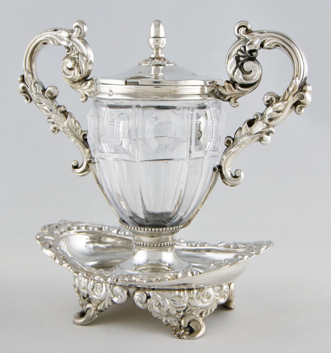 Paris, 1832-1840 – Moutardier en argent massif par Jean-François VEYRAT, époque Louis-Philippe-photo-2