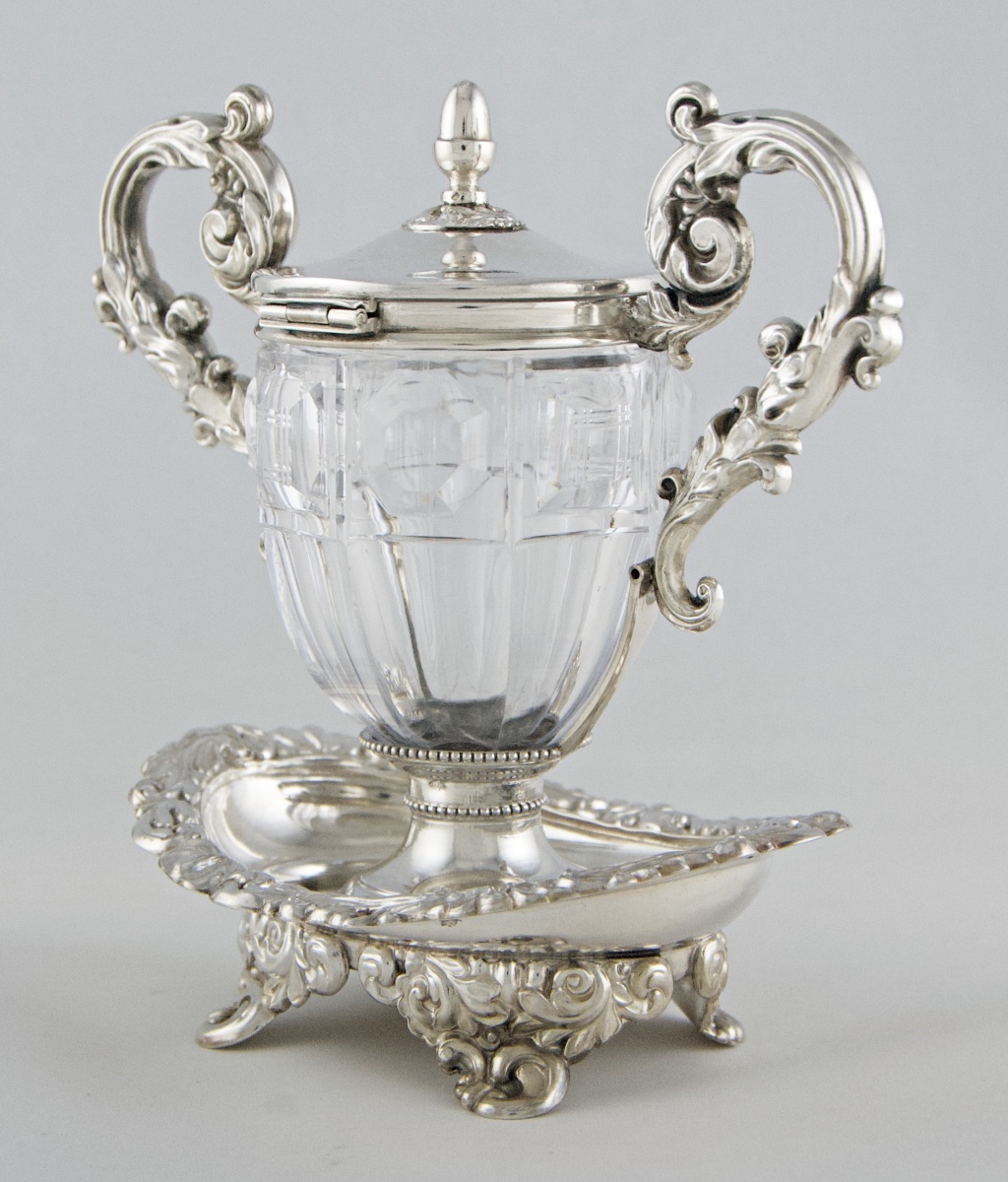 Paris, 1832-1840 – Moutardier en argent massif par Jean-François VEYRAT, époque Louis-Philippe-photo-2