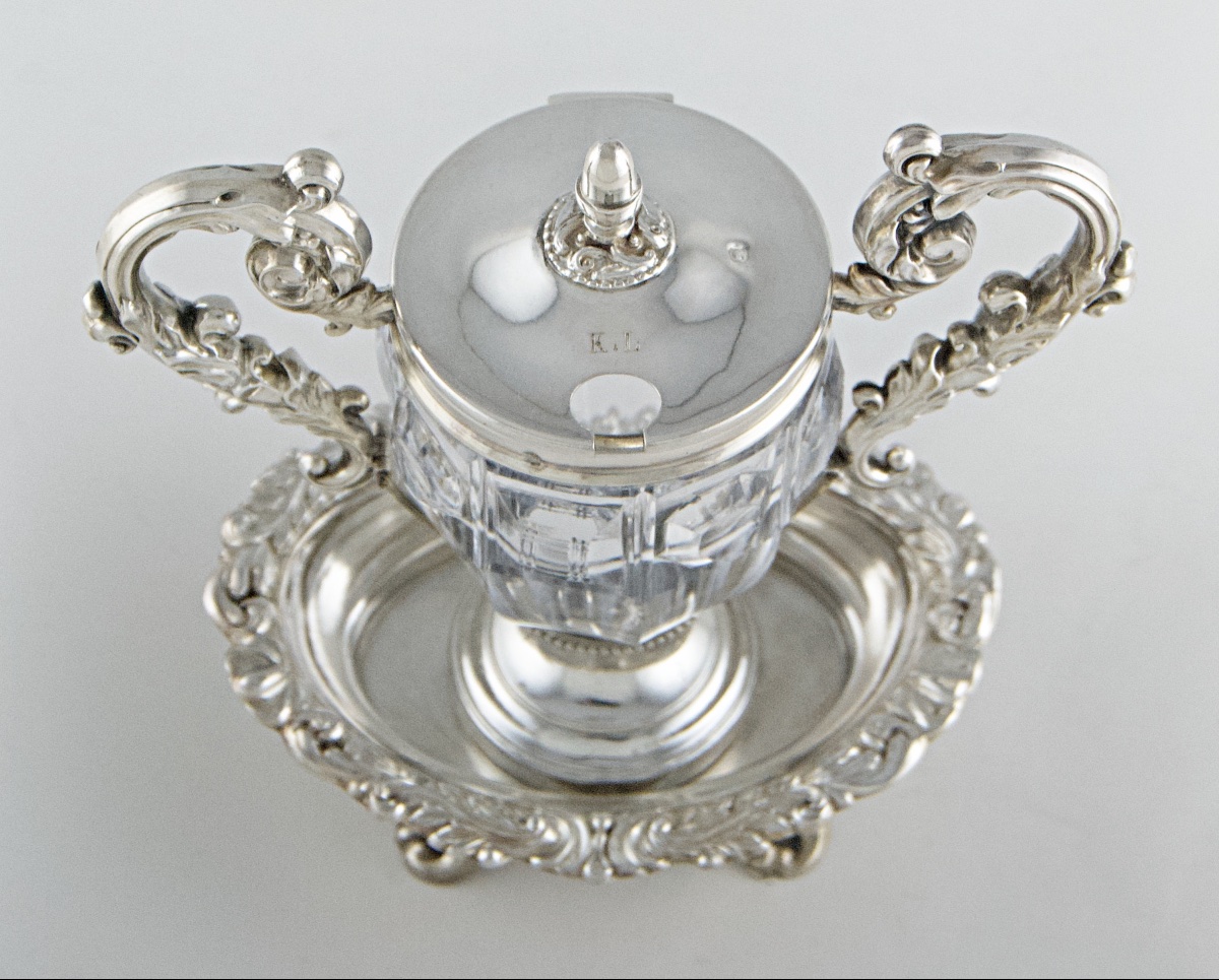 Paris, 1832-1840 – Moutardier en argent massif par Jean-François VEYRAT, époque Louis-Philippe-photo-5