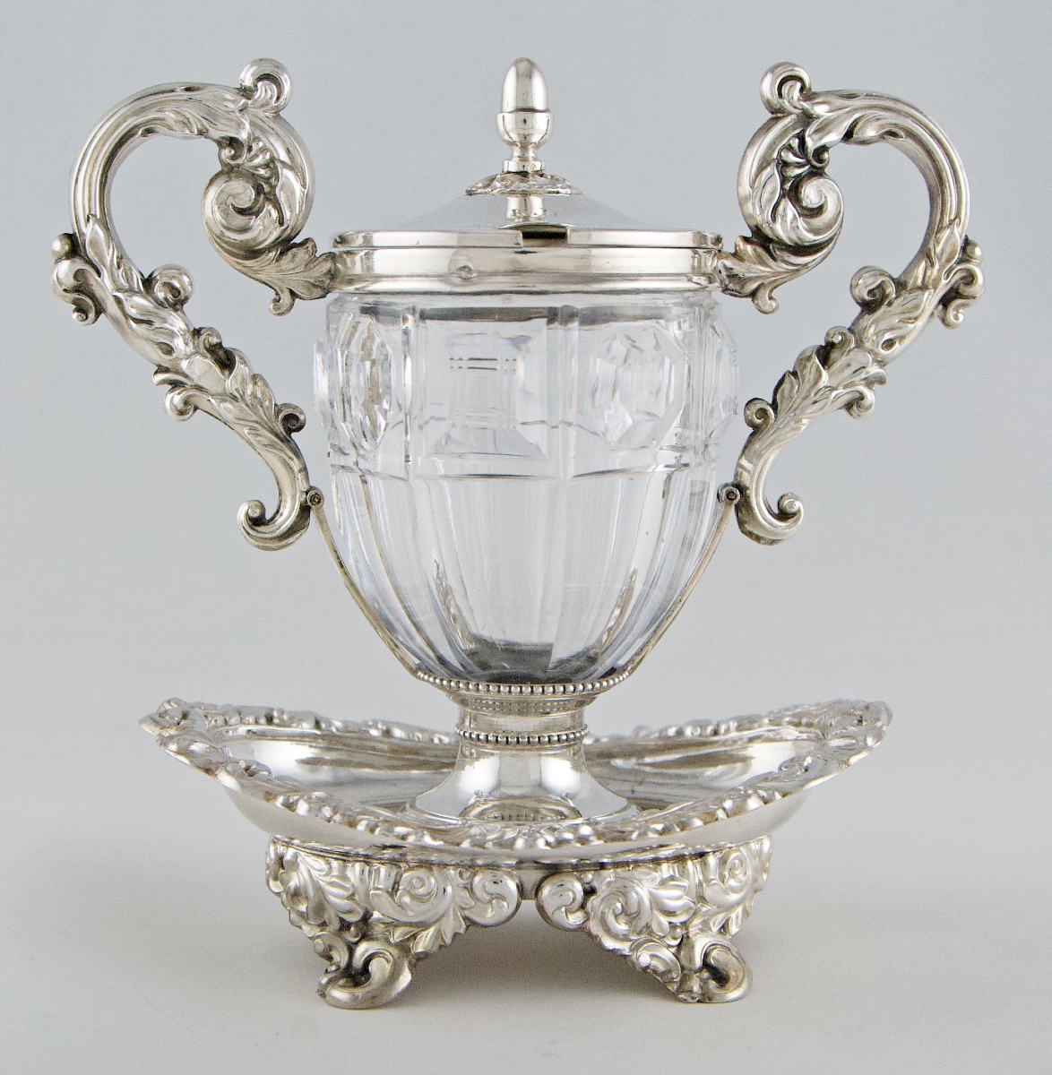 Paris, 1832-1840 – Moutardier en argent massif par Jean-François VEYRAT, époque Louis-Philippe