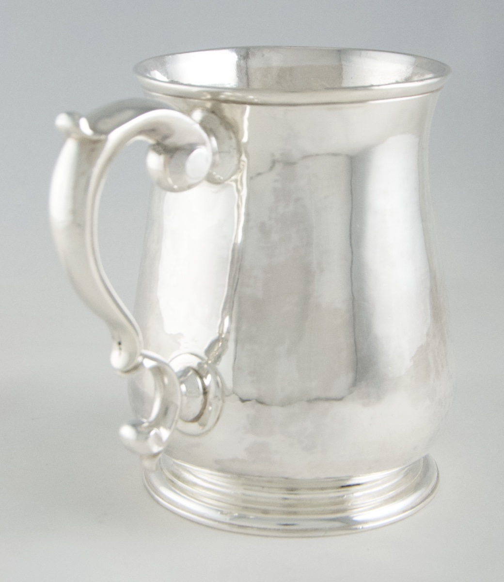 London, 1738 – George II Sterling Silver Mug By Richard Bayley-photo-4