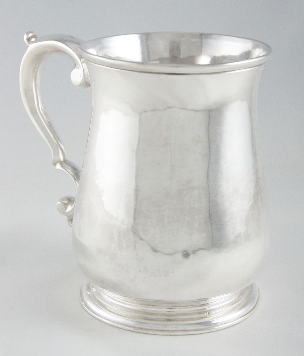 London, 1738 – George II Sterling Silver Mug By Richard Bayley-photo-2
