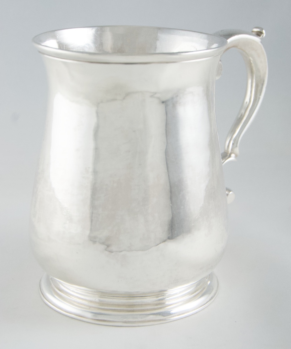 London, 1738 – George II Sterling Silver Mug By Richard Bayley-photo-3