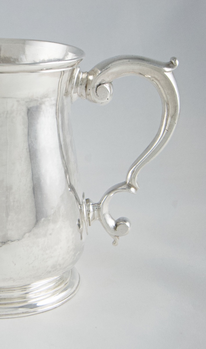 London, 1738 – George II Sterling Silver Mug By Richard Bayley-photo-4