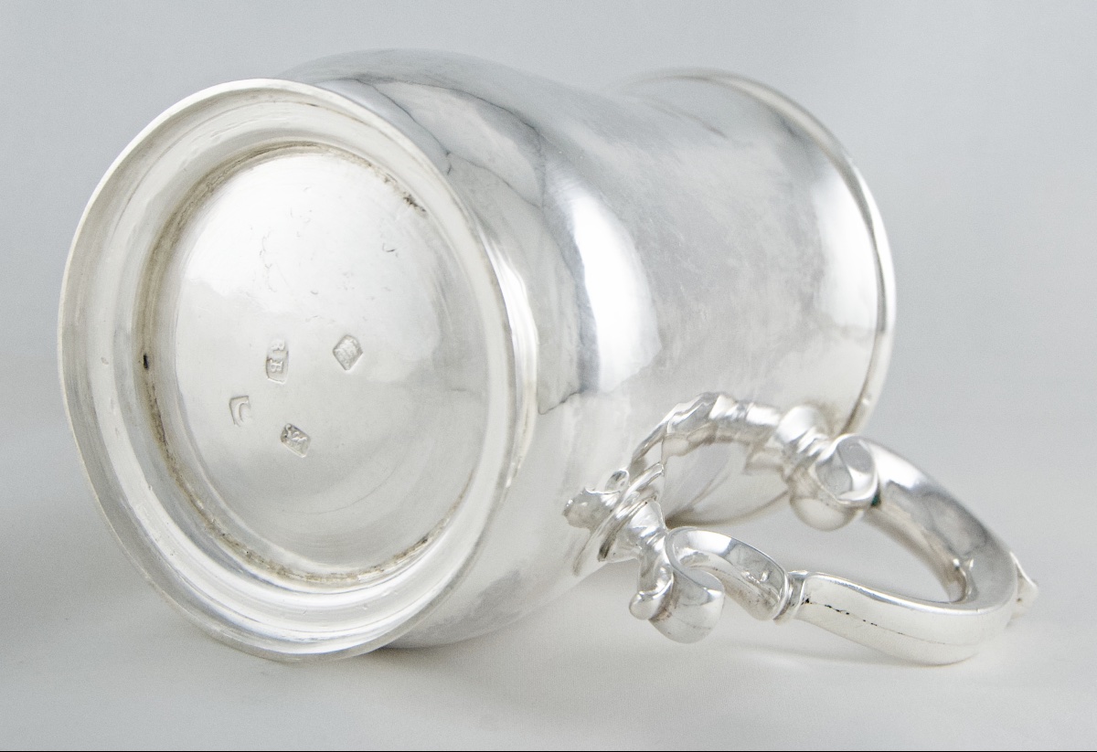 London, 1738 – George II Sterling Silver Mug By Richard Bayley-photo-5