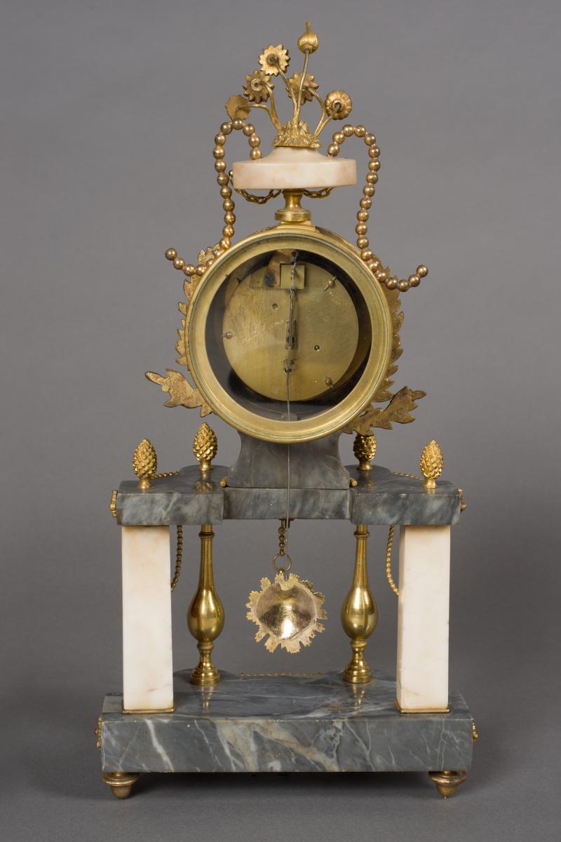 Petite pendule de chambre Louis XVI, Début XIXe Siècle-photo-2