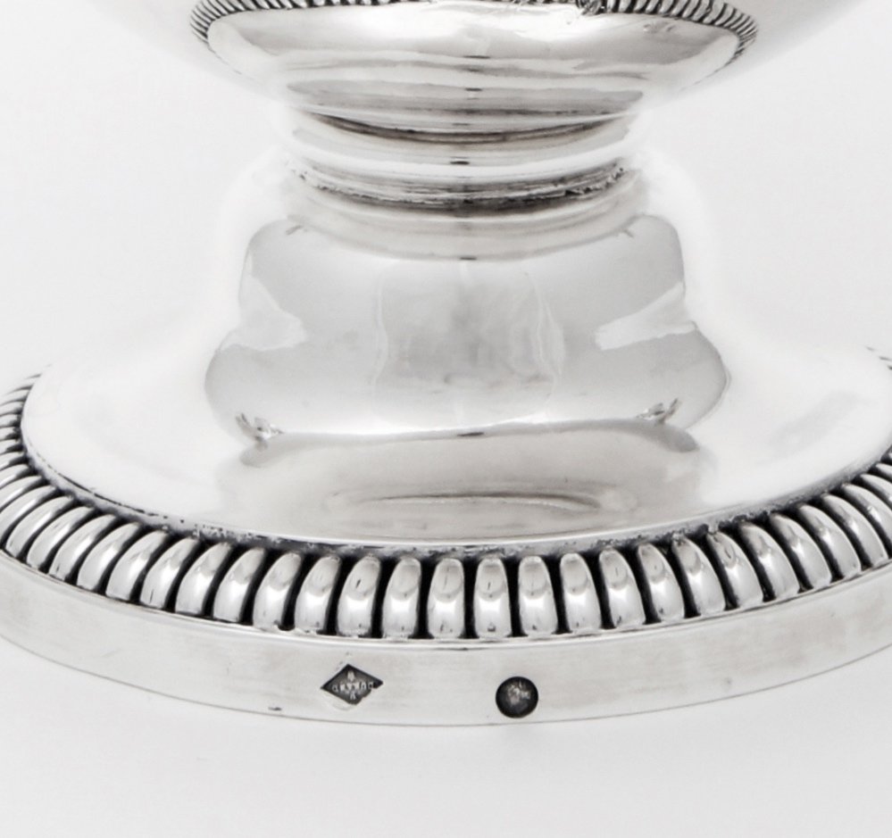 Drageoir / Sugar Bowl In Solid Silver,  Restoration Period, By François Durand, Paris 1828-1838-photo-2