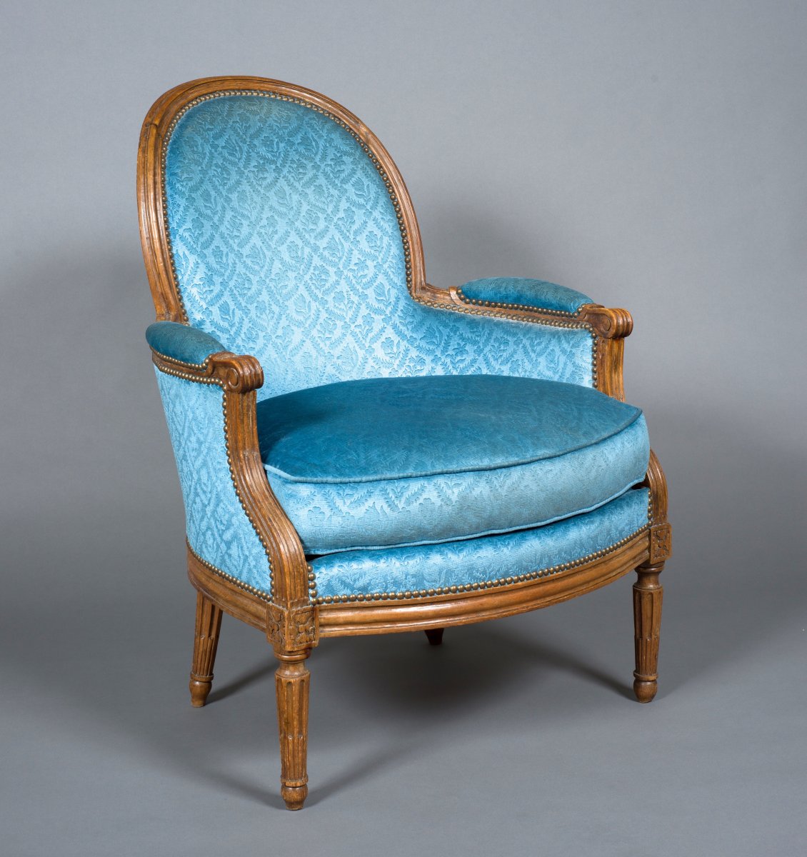 BONNEMAIN (maître en 1753), bergère estampillée, Paris, époque Louis XVI