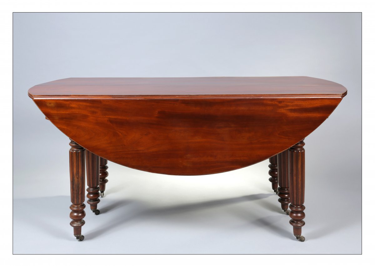 Mahogany Extending Dining Table, Louis-philippe Period 1830-1848)