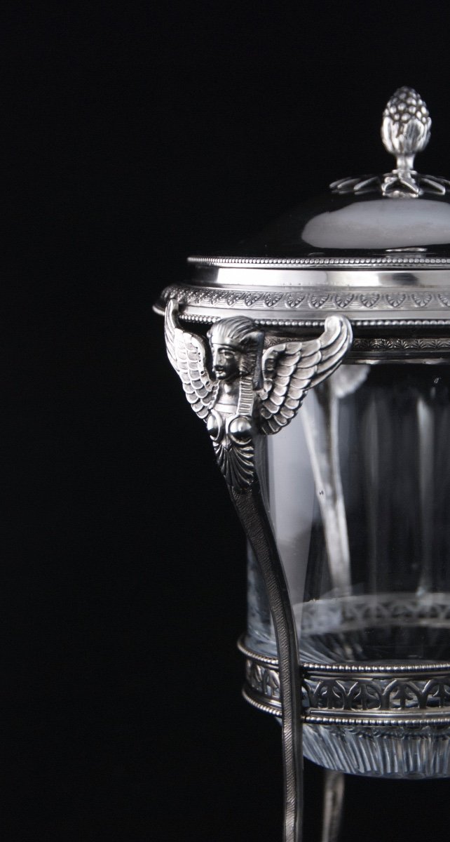 Empire Period Silver Drageoir -photo-3
