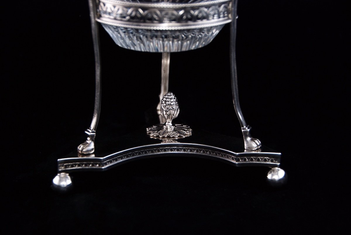 Empire Period Silver Drageoir -photo-1