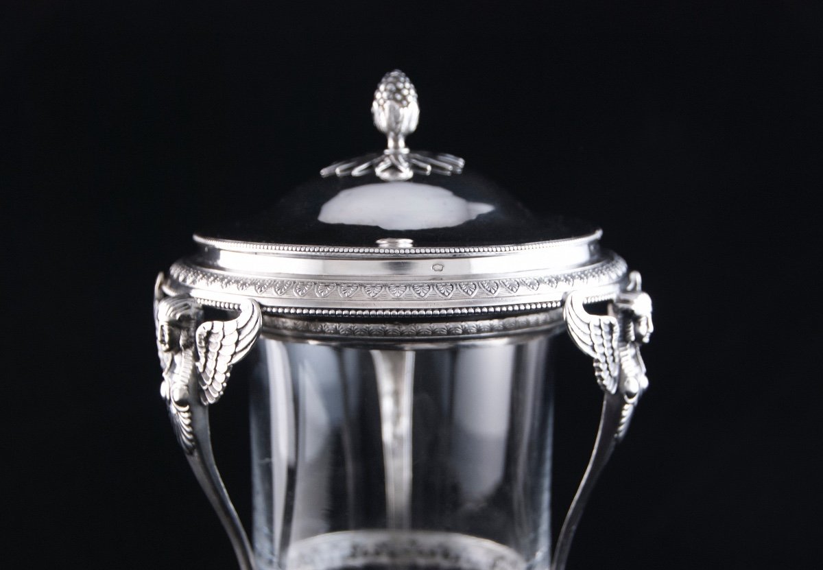 Empire Period Silver Drageoir -photo-2