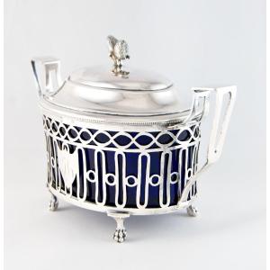 Paris 1797-1798 - Sugar Bowl In Solid Silver From, 18th Century Period