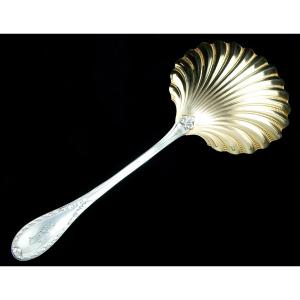 Laparra & Gabriel, Paris – Strawberry Server In Sterling Silver And Vermeil 