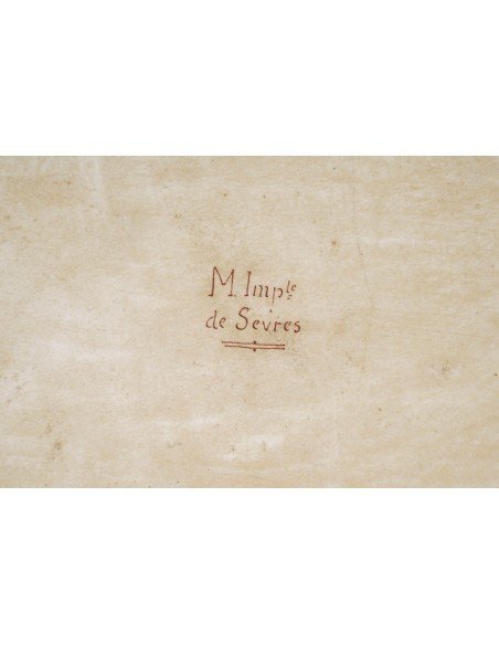 Service à Thé En Porcelaine De Sèvres, époque Napoléon III-photo-2