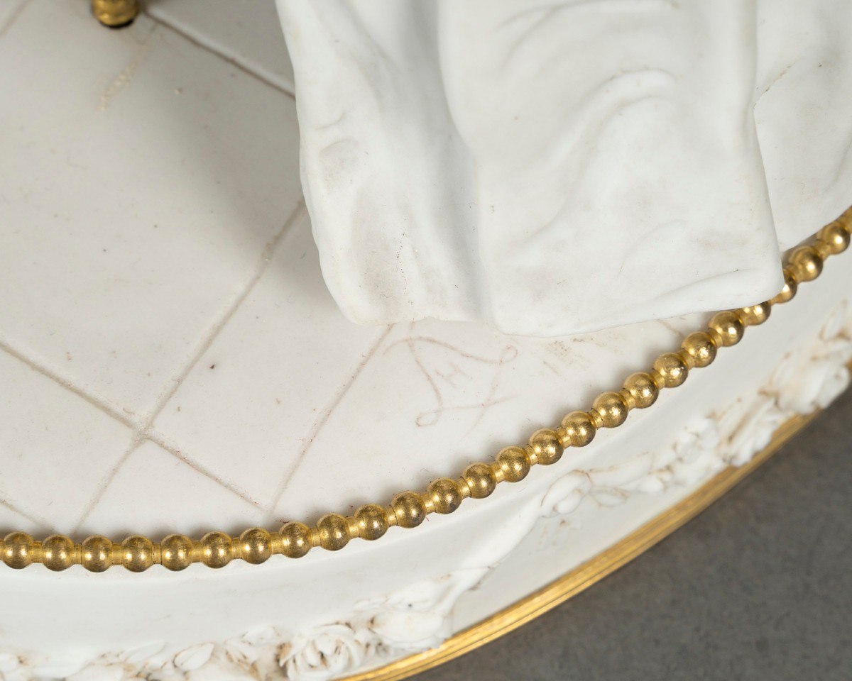 Biscuit And Gilt Bronze Group, Sèvres Manufactory, 19th Century-photo-3