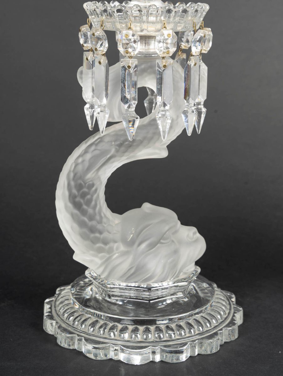 Baccarat - ensemble en cristal taillé et gravé signé Baccarat – Début XXᵉ siècle-photo-4