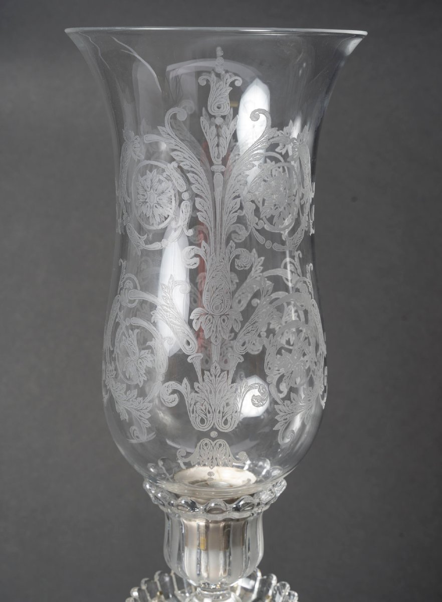 Baccarat - ensemble en cristal taillé et gravé signé Baccarat – Début XXᵉ siècle-photo-3
