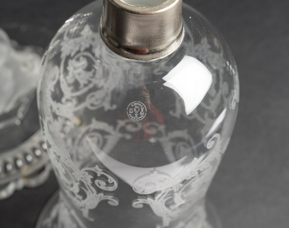 Baccarat - ensemble en cristal taillé et gravé signé Baccarat – Début XXᵉ siècle-photo-4
