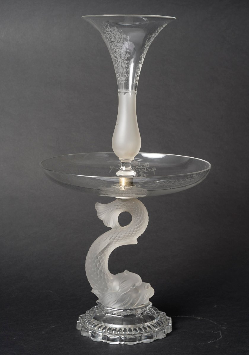 Baccarat - ensemble en cristal taillé et gravé signé Baccarat – Début XXᵉ siècle-photo-5