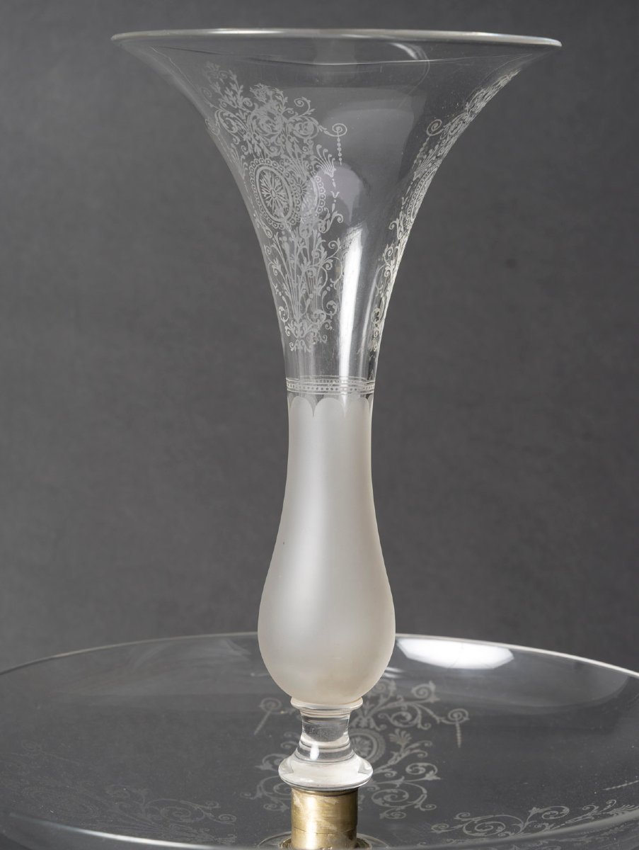 Baccarat - ensemble en cristal taillé et gravé signé Baccarat – Début XXᵉ siècle-photo-6