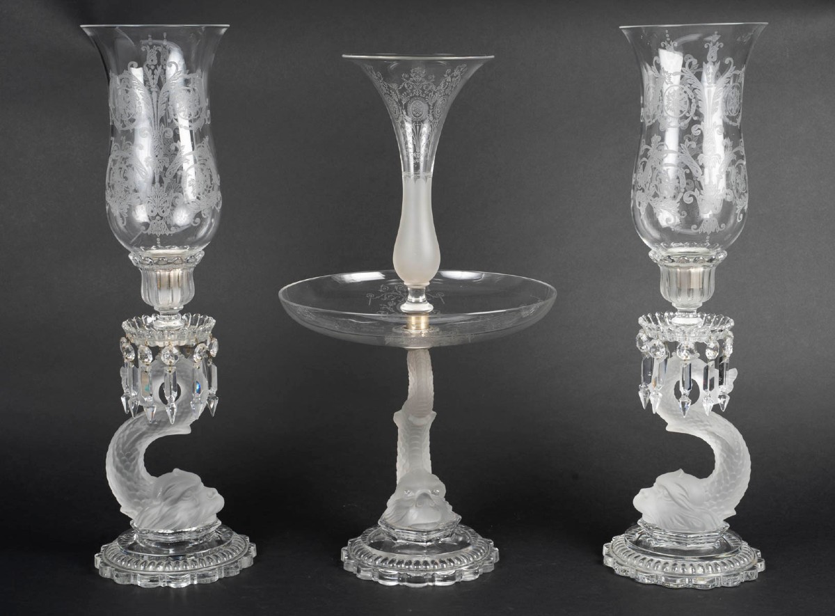 Baccarat - ensemble en cristal taillé et gravé signé Baccarat – Début XXᵉ siècle