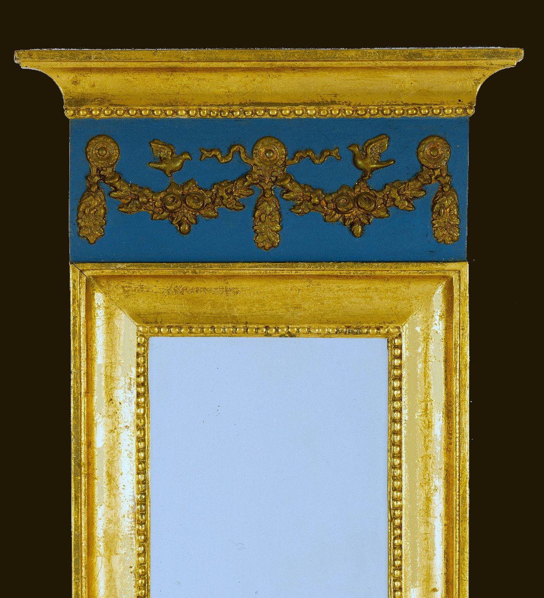 Empire Mirror Around 1810 69 X 45 Cm-photo-3