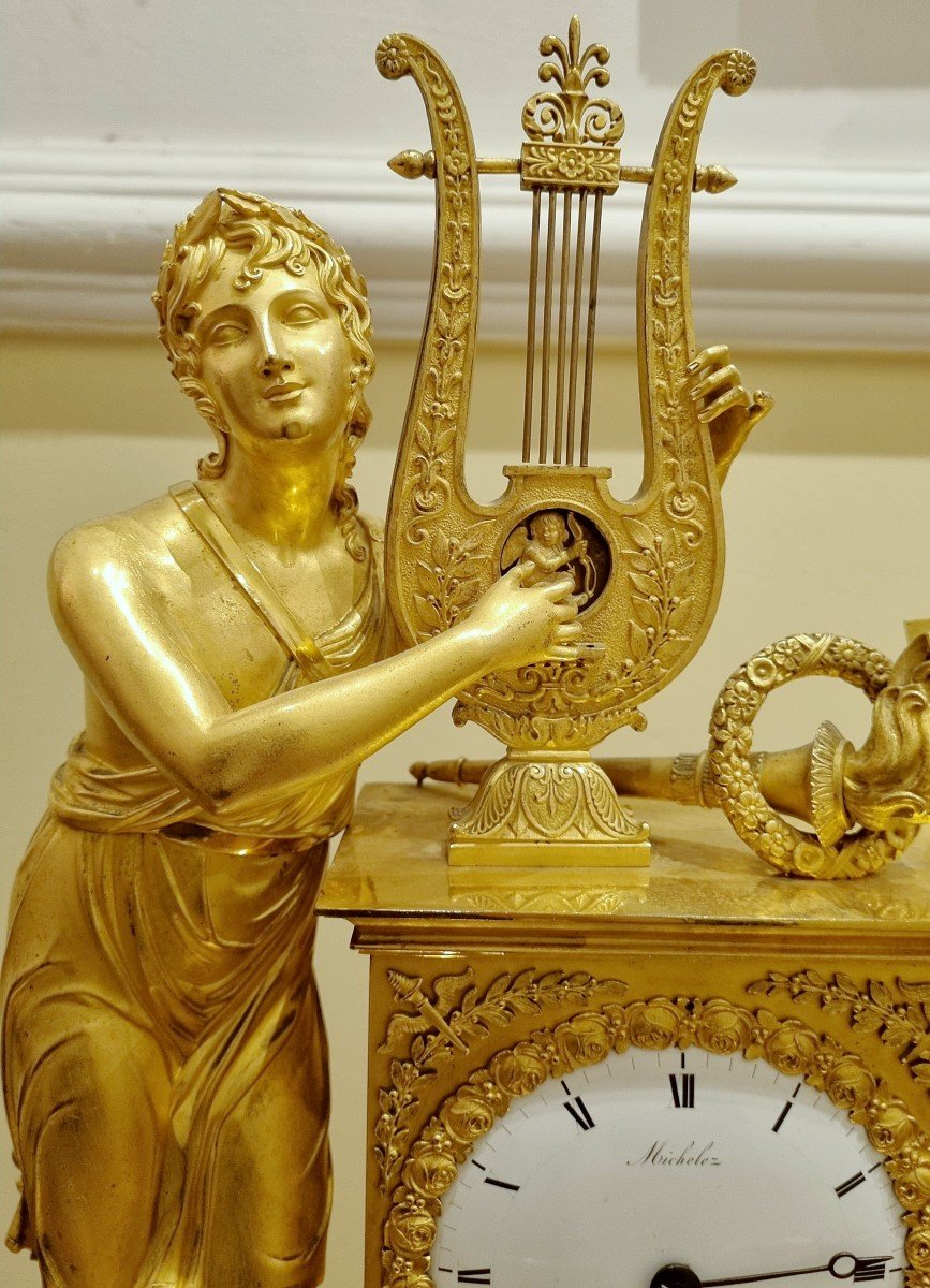 Pendule Paris Empire 1820 Louis-stanislas Lenoir-ravrio Michelez, Charles Joseph Marie Paris-photo-1