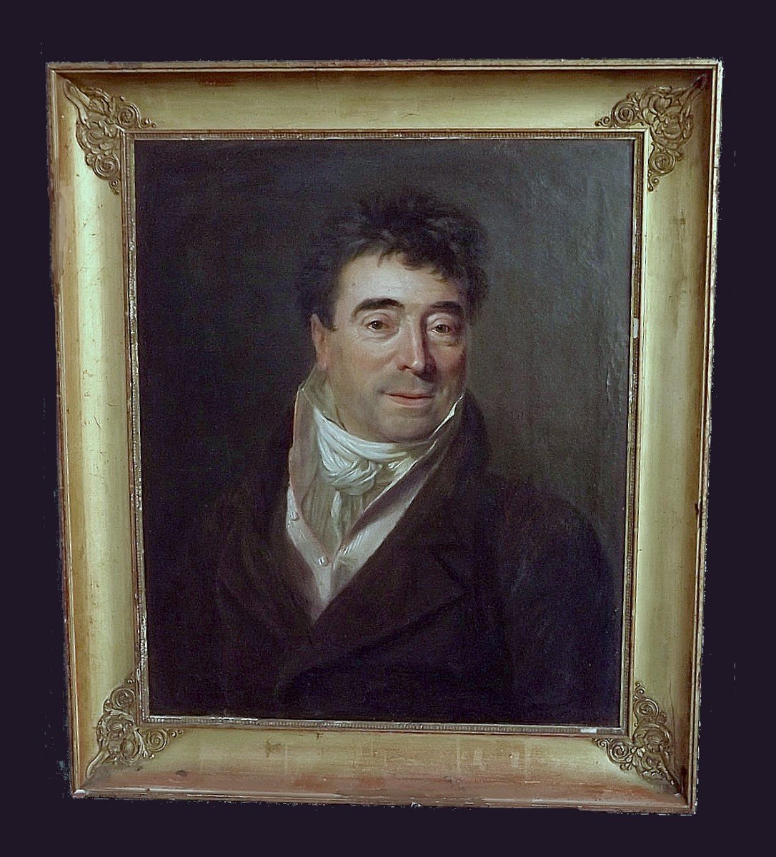 Jacques-louis David 1748-1825 Entourage Portrait d'Un Aristocrate-photo-2