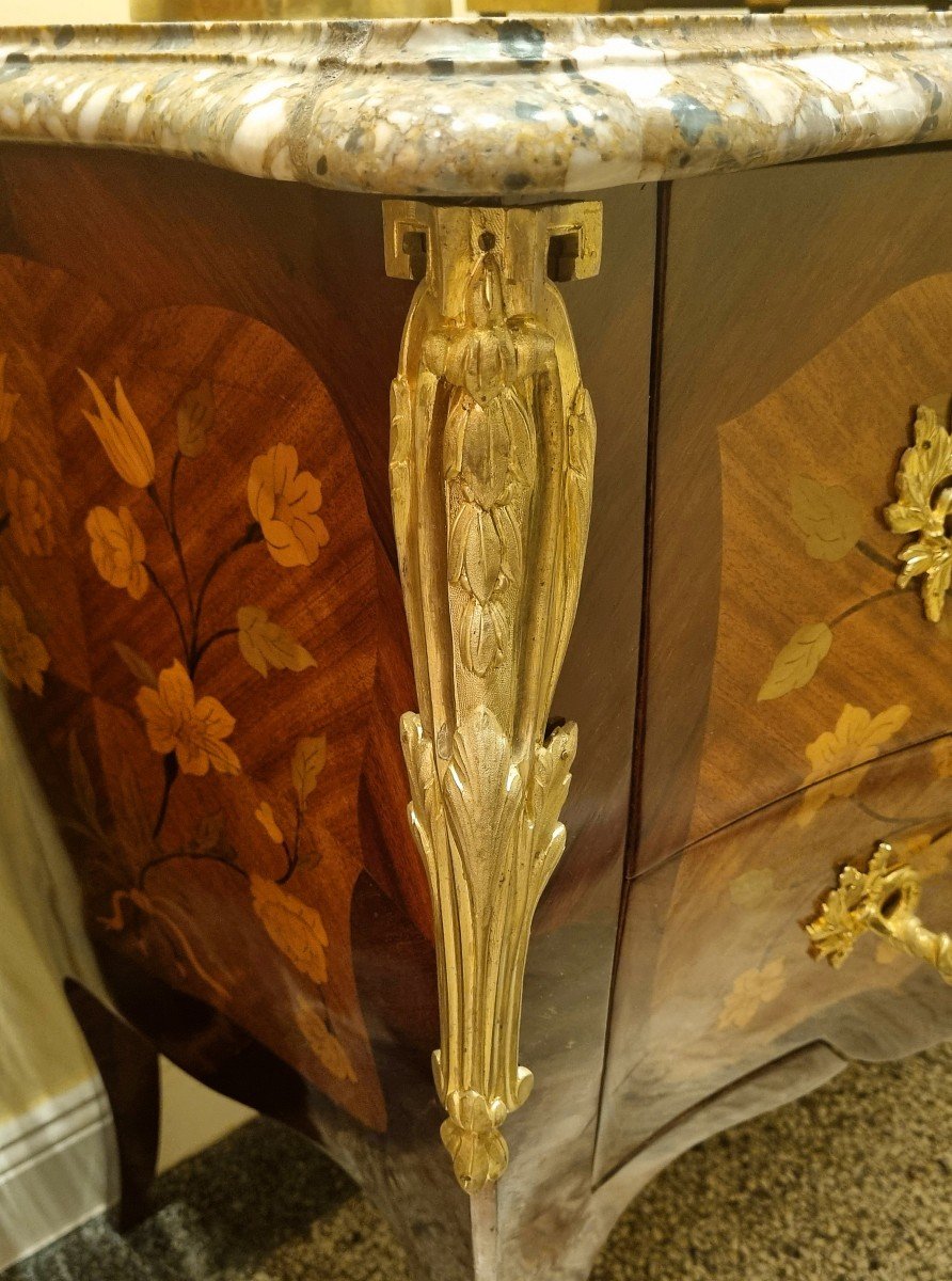 Commode Louis XV Jacques Dubois In The Taste Jacques Dubois 1693-1763-photo-5
