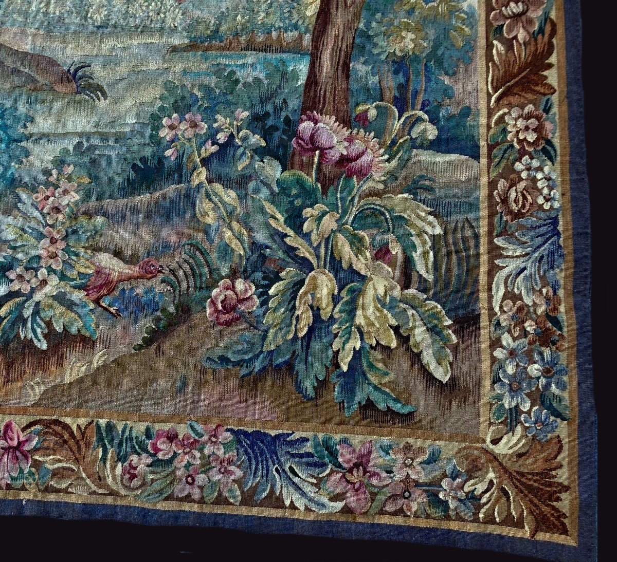 Aubusson Tapestry 17th/18th Century 210 X 170 Cm-photo-2